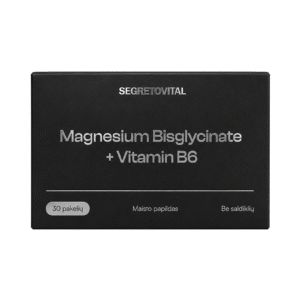 Magnio bisglicinatas + Vitaminas B6